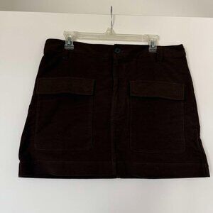 Utility Mini Skirt in Moleskin